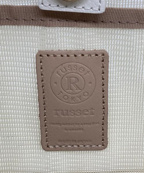 russet（ラシット）russet (ラシット) ラシットメッシュショルダーバッグ ホワイトの古着・服飾アイテム