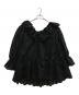 apart by（アパートバイ）の古着「フリルブラウス」｜ブラック