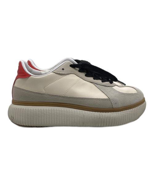 Onitsuka Tiger（オニツカタイガー）Onitsuka Tiger (オニツカタイガー) DELECITY ローカットスニーカー ベージュ サイズ:23.5の古着・服飾アイテム