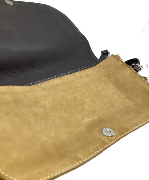 LOEWE（ロエベ）LOEWE (ロエベ) スタッズスエードハンドバッグ ブラウンの古着・服飾アイテム