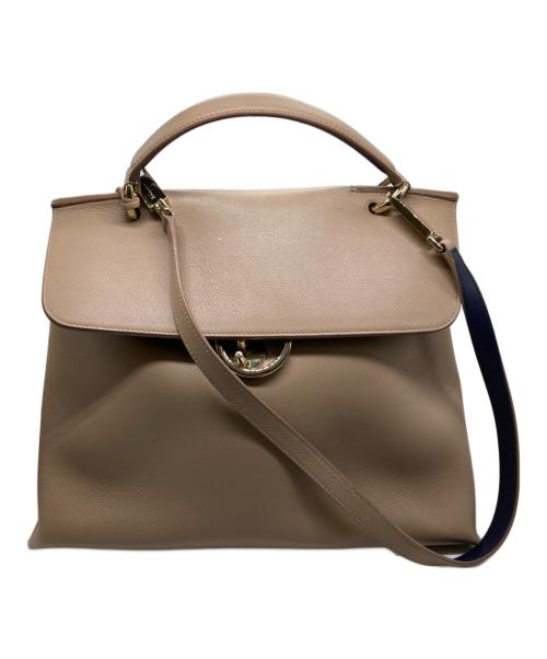 Salvatore Ferragamo（サルヴァトーレ フェラガモ）Salvatore Ferragamo (サルヴァトーレ フェラガモ) ガンチーニ ジェットセットバッグ ブラウンの古着・服飾アイテム