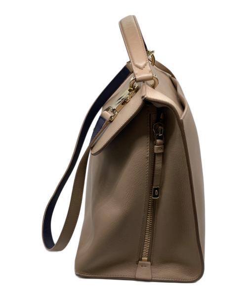 Salvatore Ferragamo（サルヴァトーレ フェラガモ）Salvatore Ferragamo (サルヴァトーレ フェラガモ) ガンチーニ ジェットセットバッグ ブラウンの古着・服飾アイテム