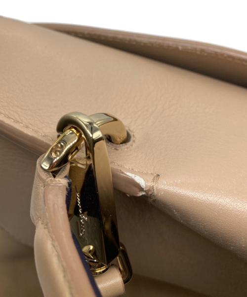 Salvatore Ferragamo（サルヴァトーレ フェラガモ）Salvatore Ferragamo (サルヴァトーレ フェラガモ) ガンチーニ ジェットセットバッグ ブラウンの古着・服飾アイテム