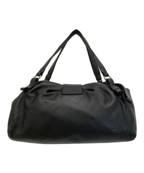 LOEWE（ロエベ）LOEWE (ロエベ) ナッパレザーハンドバッグ ブラックの古着・服飾アイテム