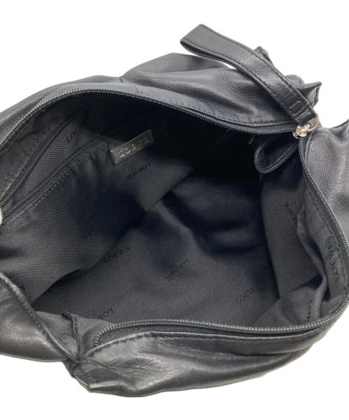 LOEWE（ロエベ）LOEWE (ロエベ) ナッパレザーハンドバッグ ブラックの古着・服飾アイテム