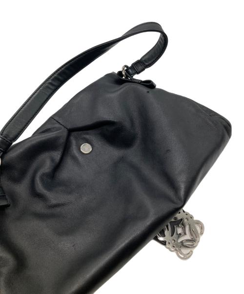 LOEWE（ロエベ）LOEWE (ロエベ) ナッパレザーハンドバッグ ブラックの古着・服飾アイテム