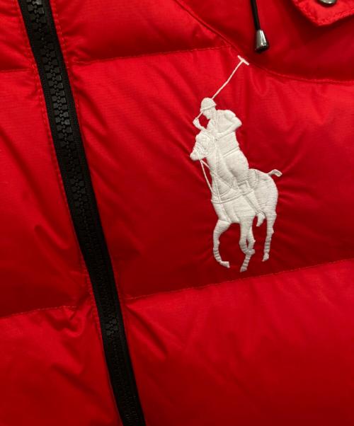 POLO RALPH LAUREN（ポロ・ラルフローレン）POLO RALPH LAUREN (ポロ・ラルフローレン) ダウンベスト レッド サイズ:Sの古着・服飾アイテム