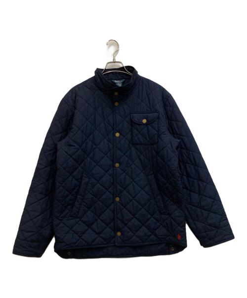 POLO RALPH LAUREN（ポロ・ラルフローレン）POLO RALPH LAUREN (ポロ・ラルフローレン) キルティングジャケット ネイビー サイズ:XLの古着・服飾アイテム