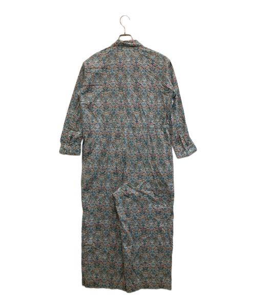 ADIEU TRISTESSE（アデュートリステス）ADIEU TRISTESSE (アデュートリステス) リバティプリントオールインワン スカイブルー サイズ:-の古着・服飾アイテム