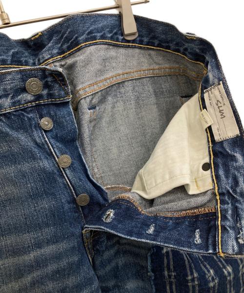 Denim & Supply Ralph Lauren（デニム＆サプライ ラルフローレン）DENIM & SUPPLY RALPH LAUREN (デニム＆サプライ ラルフローレン) パッチワークデニムパンツ インディゴ サイズ:SIZE W34×L32の古着・服飾アイテム