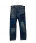 DENIM & SUPPLY RALPH LAUREN（デニム＆サプライ ラルフローレン）の古着「パッチワークデニムパンツ」｜インディゴ