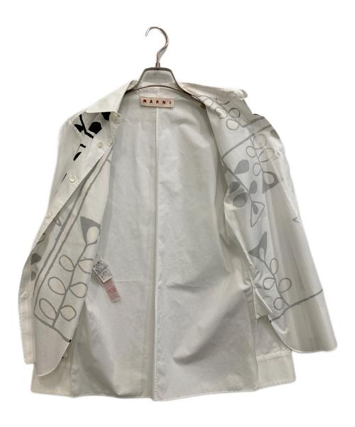 MARNI（マルニ）MARNI (マルニ) 花柄シャツ ホワイト サイズ:38の古着・服飾アイテム