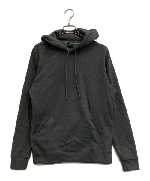 BOSS（ボス）BOSS (ボス) ロゴパーカー グレー サイズ:Sの古着・服飾アイテム