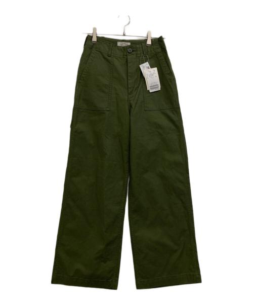 JOURNAL STANDARD relume（ジャーナルスタンダード レリューム）JOURNAL STANDARD relume (ジャーナルスタンダード レリューム) ワイドベイカーパンツ カーキ サイズ:Mの古着・服飾アイテム