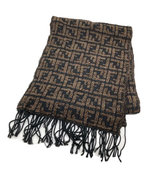FENDI（フェンディ）FENDI (フェンディ) マフラー ブラウンの古着・服飾アイテム