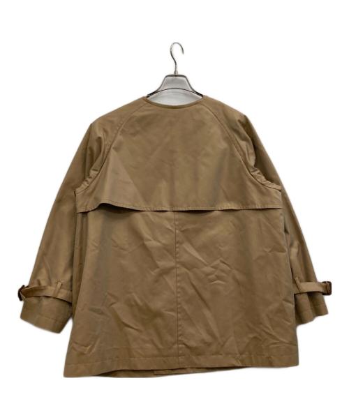 JOURNAL STANDARD（ジャーナルスタンダード）JOURNAL STANDARD (ジャーナルスタンダード) ノーカラーショートトレンチジャケット ベージュ サイズ:-の古着・服飾アイテム