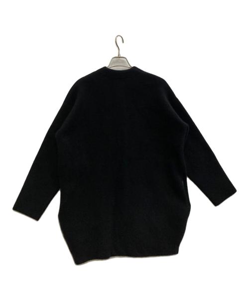 ELENDEEK（エレンディーク）ELENDEEK (エレンディーク) CNラクーンミックスダブルカーディガン ブラック サイズ:1の古着・服飾アイテム