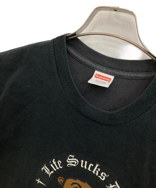 SUPREME（シュプリーム）Supreme (シュプリーム) Life Sucks Die Tee ブラック サイズ:Lの古着・服飾アイテム