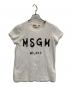 MSGM（エムエスジーエム）の古着「ロゴTシャツ」｜ホワイト
