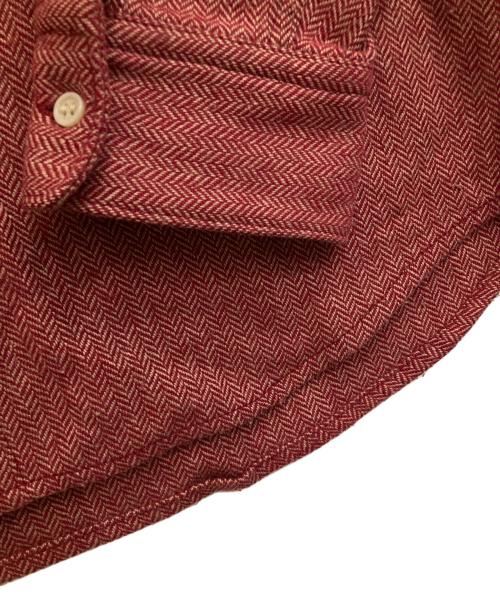 J.CREW（ジェイクルー）J.CREW (ジェイクルー) ボタンダウンシャツ レッド サイズ:Lの古着・服飾アイテム