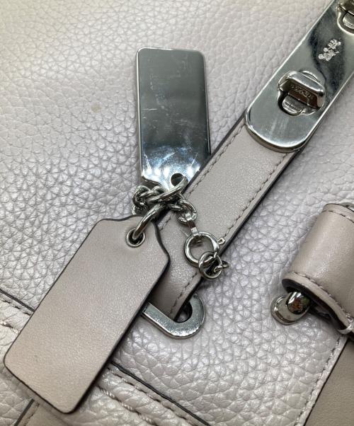 COACH（コーチ）COACH (コーチ) 2WAYショルダーバッグ ライトグレーの古着・服飾アイテム
