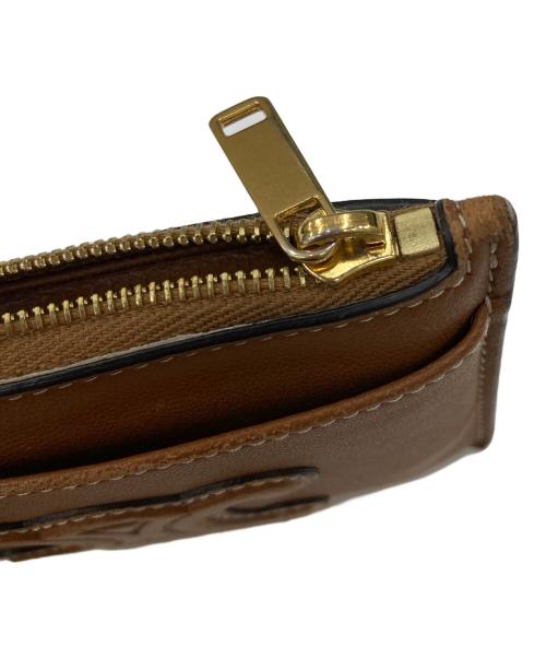 CELINE（セリーヌ）CELINE (セリーヌ) キュイルトリオンフ・フラグメントケース ブラウンの古着・服飾アイテム