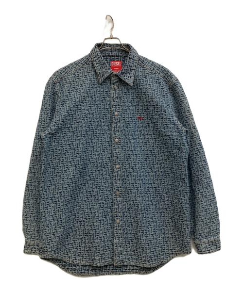 DIESEL（ディーゼル）DIESEL (ディーゼル) D-SIMPLY-OVER / デニムシャツジャケット インディゴ サイズ:XLの古着・服飾アイテム