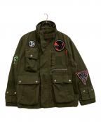 DIESELディーゼル）の古着「J-BATTLE JACKET」｜カーキ