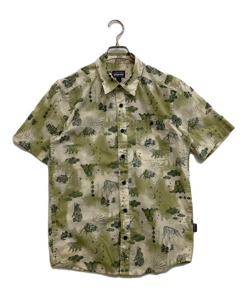 Patagonia（パタゴニア）Patagonia (パタゴニア) アロハシャツ グリーン サイズ:XSの古着・服飾アイテム