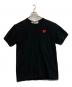 PLAY COMME des GARCONS（プレイコムデギャルソン）の古着「Tシャツ」｜ブラック