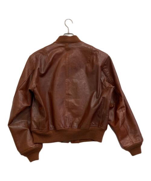 AVIREX（アヴィレックス）AVIREX (アヴィレックス) フライトレザージャケット ブラウン サイズ:Mの古着・服飾アイテム