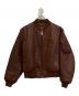 AVIREX（アヴィレックス）の古着「フライトレザージャケット」｜ブラウン