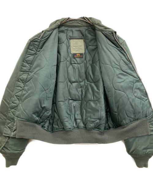 ALPHA INDUSTRIES（アルファインダストリーズ）ALPHA INDUSTRIES (アルファインダストリーズ) CWU-45/P Flight Jacket カーキ サイズ:Lの古着・服飾アイテム