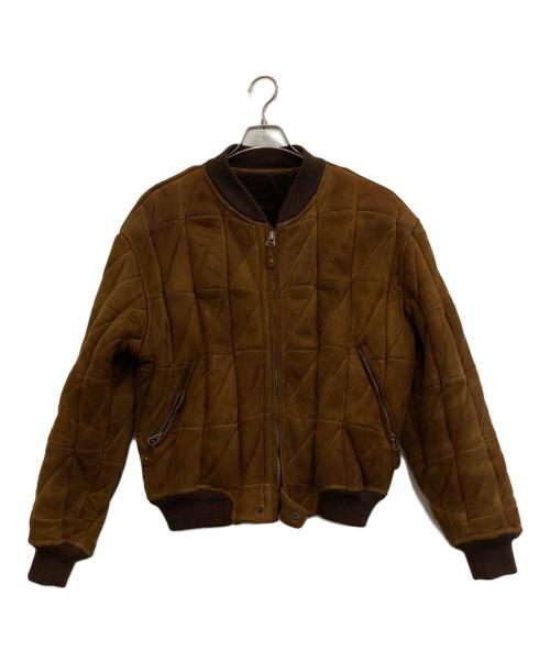 GIORGIO ARMANI（ジョルジョアルマーニ）GIORGIO ARMANI (ジョルジョアルマーニ) ボンバージャケット ブラウン サイズ:-の古着・服飾アイテム