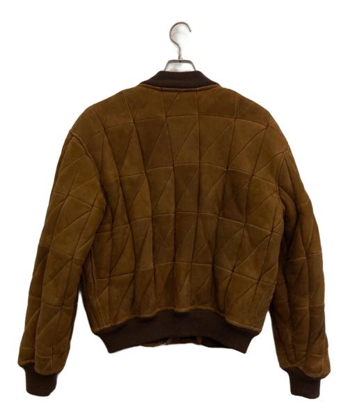 GIORGIO ARMANI（ジョルジョアルマーニ）GIORGIO ARMANI (ジョルジョアルマーニ) ボンバージャケット ブラウン サイズ:-の古着・服飾アイテム