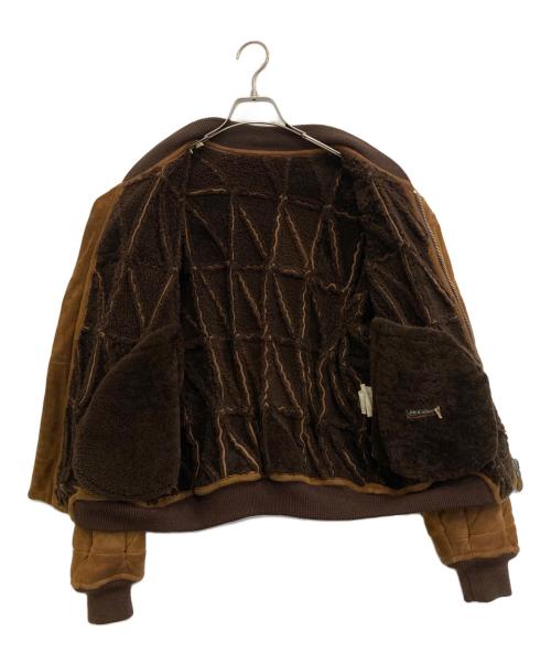 GIORGIO ARMANI（ジョルジョアルマーニ）GIORGIO ARMANI (ジョルジョアルマーニ) ボンバージャケット ブラウン サイズ:-の古着・服飾アイテム