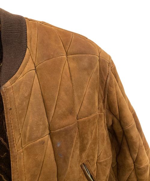 GIORGIO ARMANI（ジョルジョアルマーニ）GIORGIO ARMANI (ジョルジョアルマーニ) ボンバージャケット ブラウン サイズ:-の古着・服飾アイテム