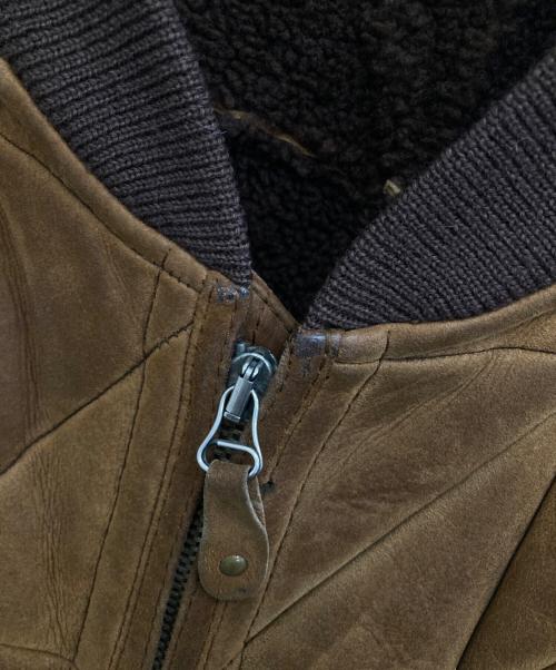 GIORGIO ARMANI（ジョルジョアルマーニ）GIORGIO ARMANI (ジョルジョアルマーニ) ボンバージャケット ブラウン サイズ:-の古着・服飾アイテム