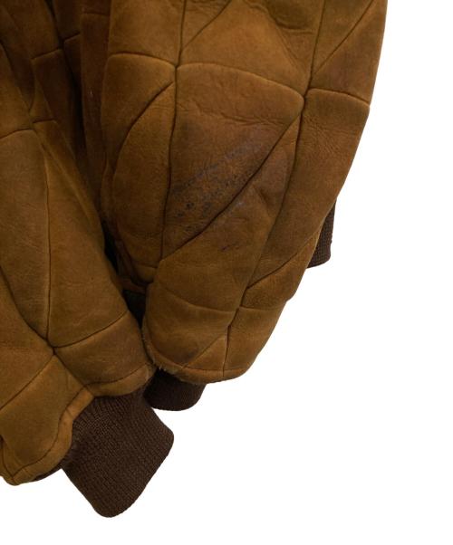 GIORGIO ARMANI（ジョルジョアルマーニ）GIORGIO ARMANI (ジョルジョアルマーニ) ボンバージャケット ブラウン サイズ:-の古着・服飾アイテム