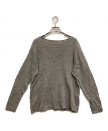 Spick and Span（スピック＆スパン）の古着「リネンブレンドニット」｜グレー