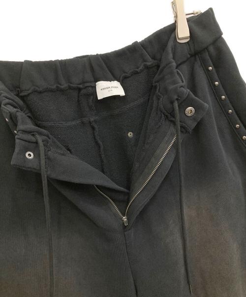 ANDER HUNK（アンダーハンク）ANDER HUNK (アンダーハンク) フェード加工スウェットパンツ ブラック サイズ:Lの古着・服飾アイテム