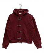 ANDER HUNKアンダーハンク）の古着「ファイヤーマンフーディ」｜レッド