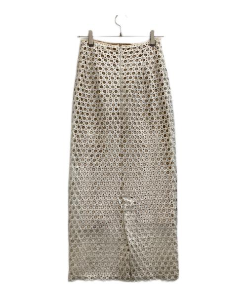 Chika Kisada（チカ キサダ）Chika Kisada (チカ キサダ) レーススカート ホワイト サイズ:1の古着・服飾アイテム
