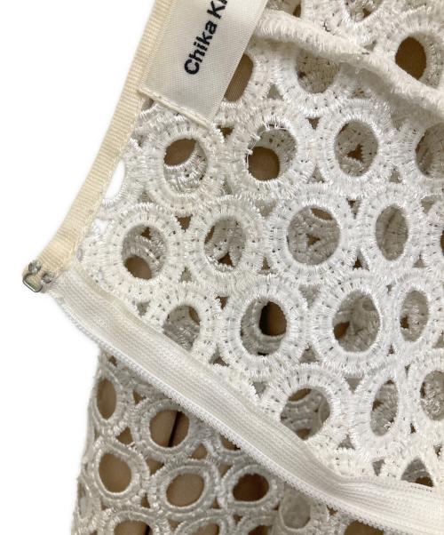 Chika Kisada（チカ キサダ）Chika Kisada (チカ キサダ) レーススカート ホワイト サイズ:1の古着・服飾アイテム