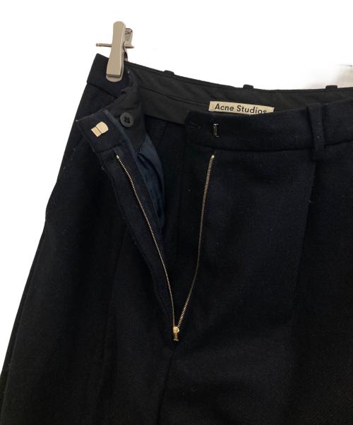 Acne studios（アクネ ストゥディオス）ACNE STUDIOS (アクネ ストゥディオス) ウールパンツ ネイビー サイズ:Mの古着・服飾アイテム