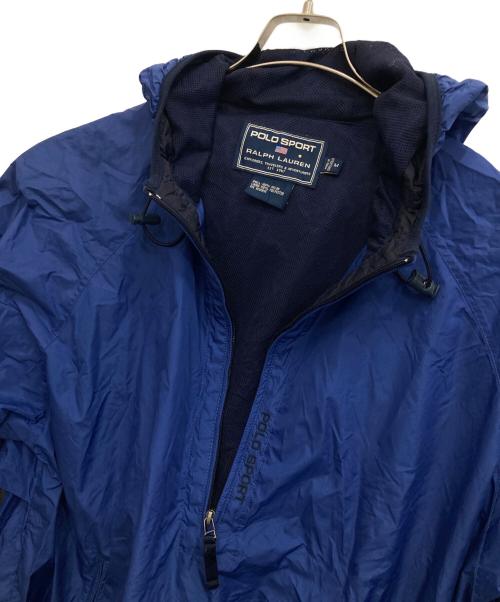 POLO SPORT（ポロスポーツ）POLO SPORT (ポロスポーツ) ナイロンアノラックパーカー ブルー サイズ:Mの古着・服飾アイテム