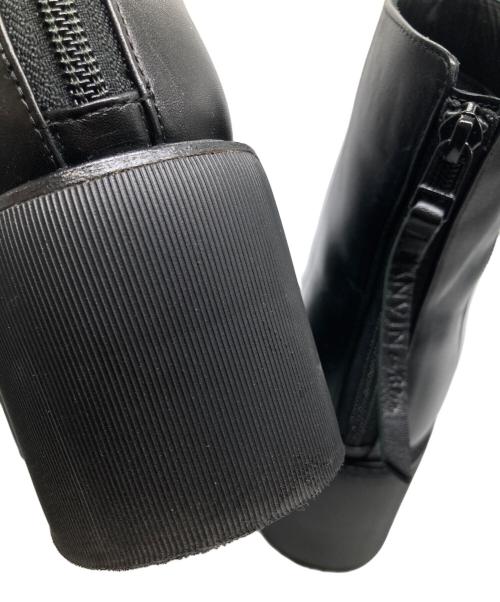 LANVIN en Bleu（ランバンオンブルー）LANVIN en Bleu (ランバンオンブルー) バックジップブーツ ブラック サイズ:24.5の古着・服飾アイテム