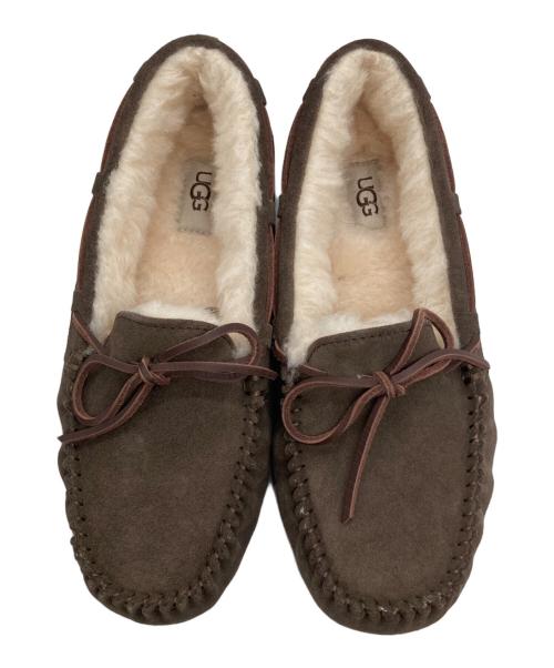 UGG（アグ）UGG (アグ) モカシンシューズ ブラウン サイズ:25の古着・服飾アイテム