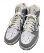 NIKEナイキ）の古着「WMNS AIR JORDAN 1 MID WOLF GREY」｜ホワイト