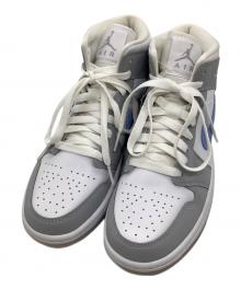 NIKE（ナイキ）の古着「WMNS AIR JORDAN 1 MID WOLF GREY」｜ホワイト